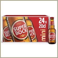 Super Bock - Pale Lager - En prisvindende �l - Kasse med 24 stk.