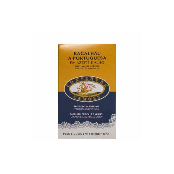 Camoes - Torsk i olivenolie og hvidlg (Bacalhau) - 120 gr.