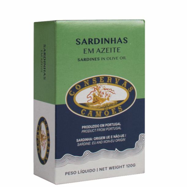 Cam�es Sardiner i Olivenolie - 120 gram.