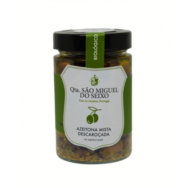 Oliven uden sten - i oliven olie og hvidl�g - 170 gr.